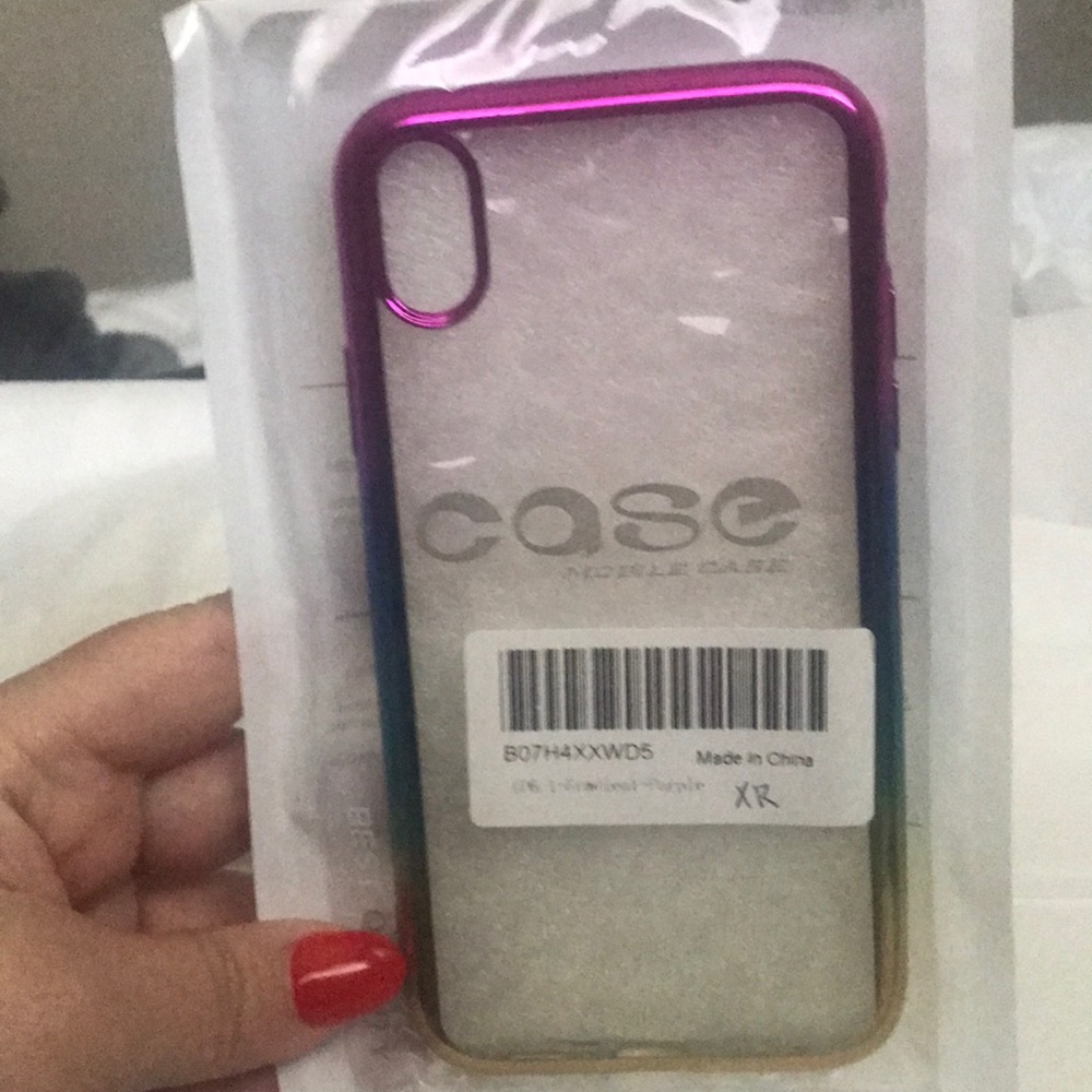 💜iPhone XR purple gradient phone case - Picture 7 of 8